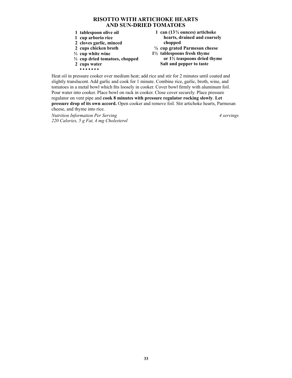 Presto 1362 User Manual | Page 33 / 38