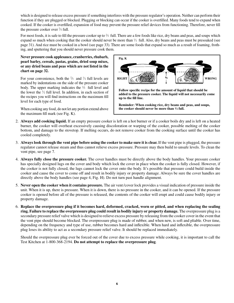 Presto 8-Quart Stainless Steel Pressure Cooker User Manual | Page 6 / 43