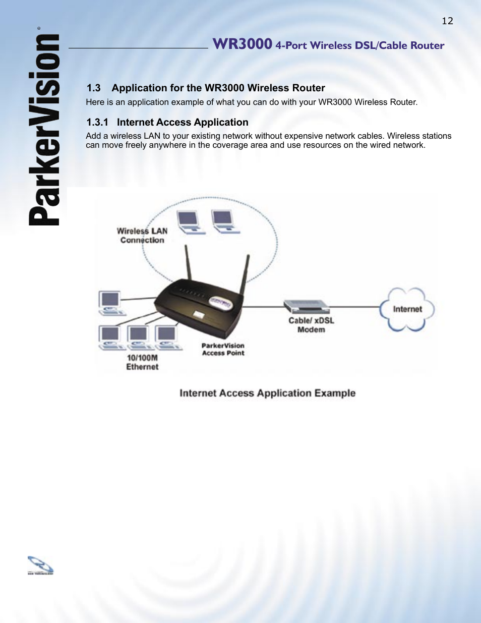 Wr3000 | ParkerVision WR3000 User Manual | Page 10 / 179