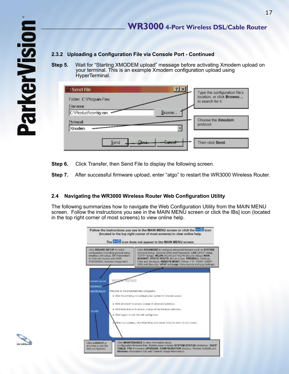 Wr3000 | ParkerVision WR3000 User Manual | Page 15 / 179