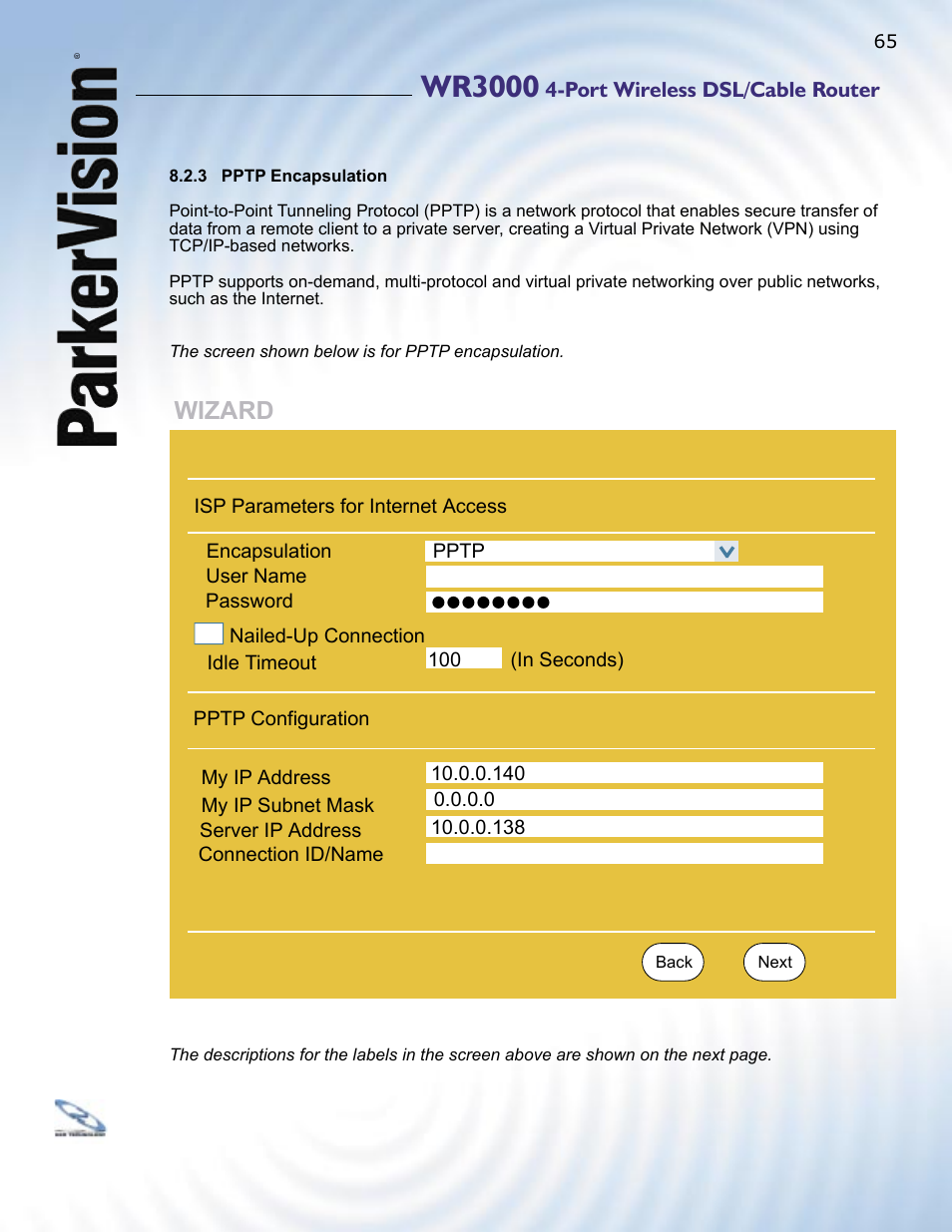 Wr3000, Wizard | ParkerVision WR3000 User Manual | Page 63 / 179