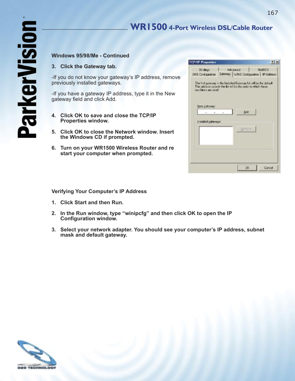 Wr1500 | ParkerVision WR1500 User Manual | Page 165 / 177