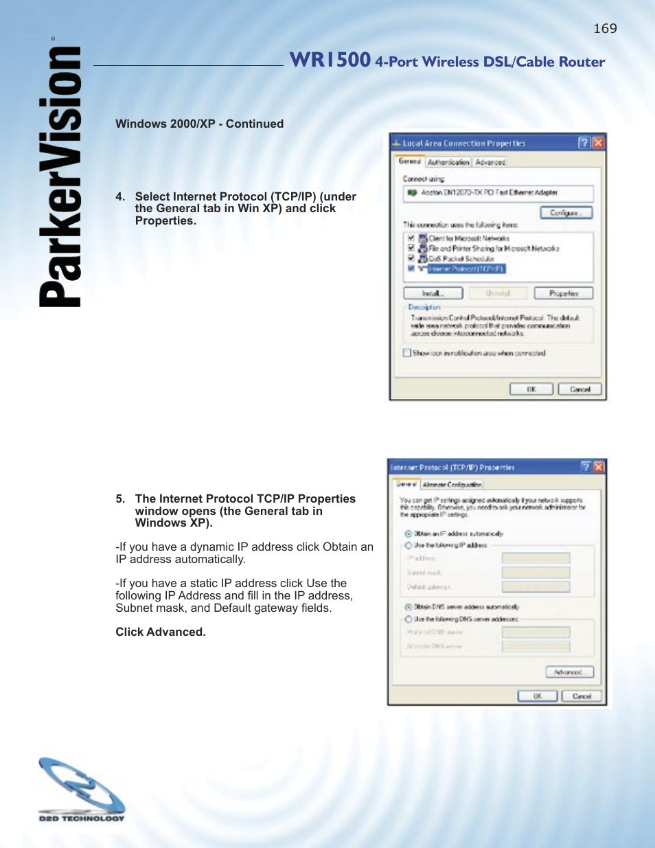 Wr1500 | ParkerVision WR1500 User Manual | Page 167 / 177