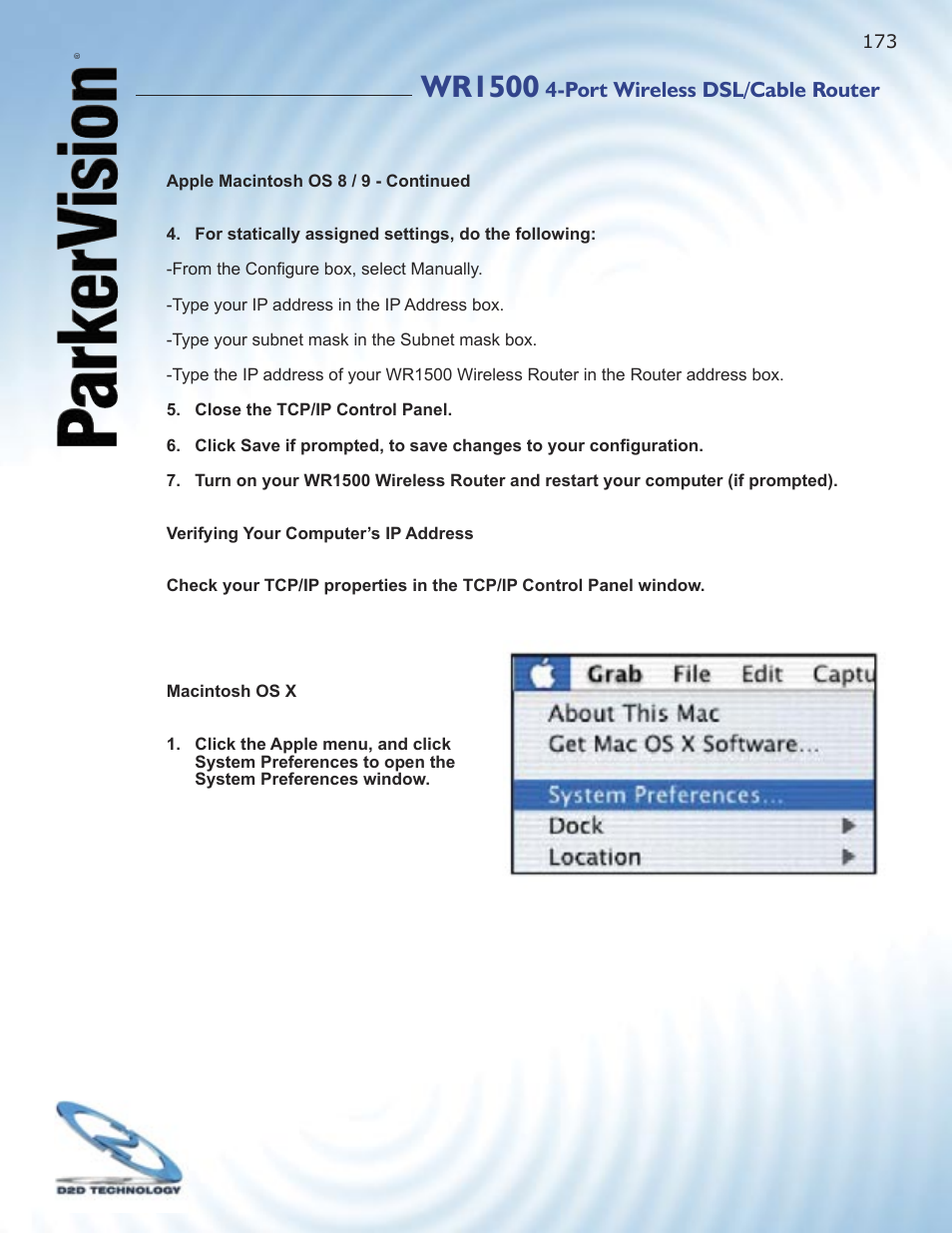 Wr1500 | ParkerVision WR1500 User Manual | Page 171 / 177