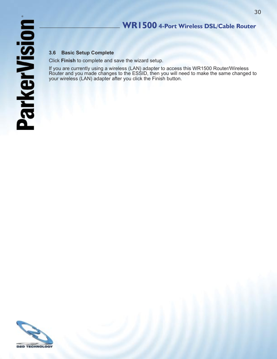 Wr1500 | ParkerVision WR1500 User Manual | Page 28 / 177