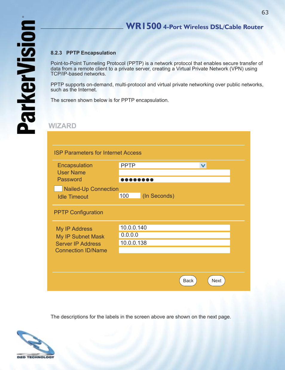 Wr1500, Wizard | ParkerVision WR1500 User Manual | Page 61 / 177