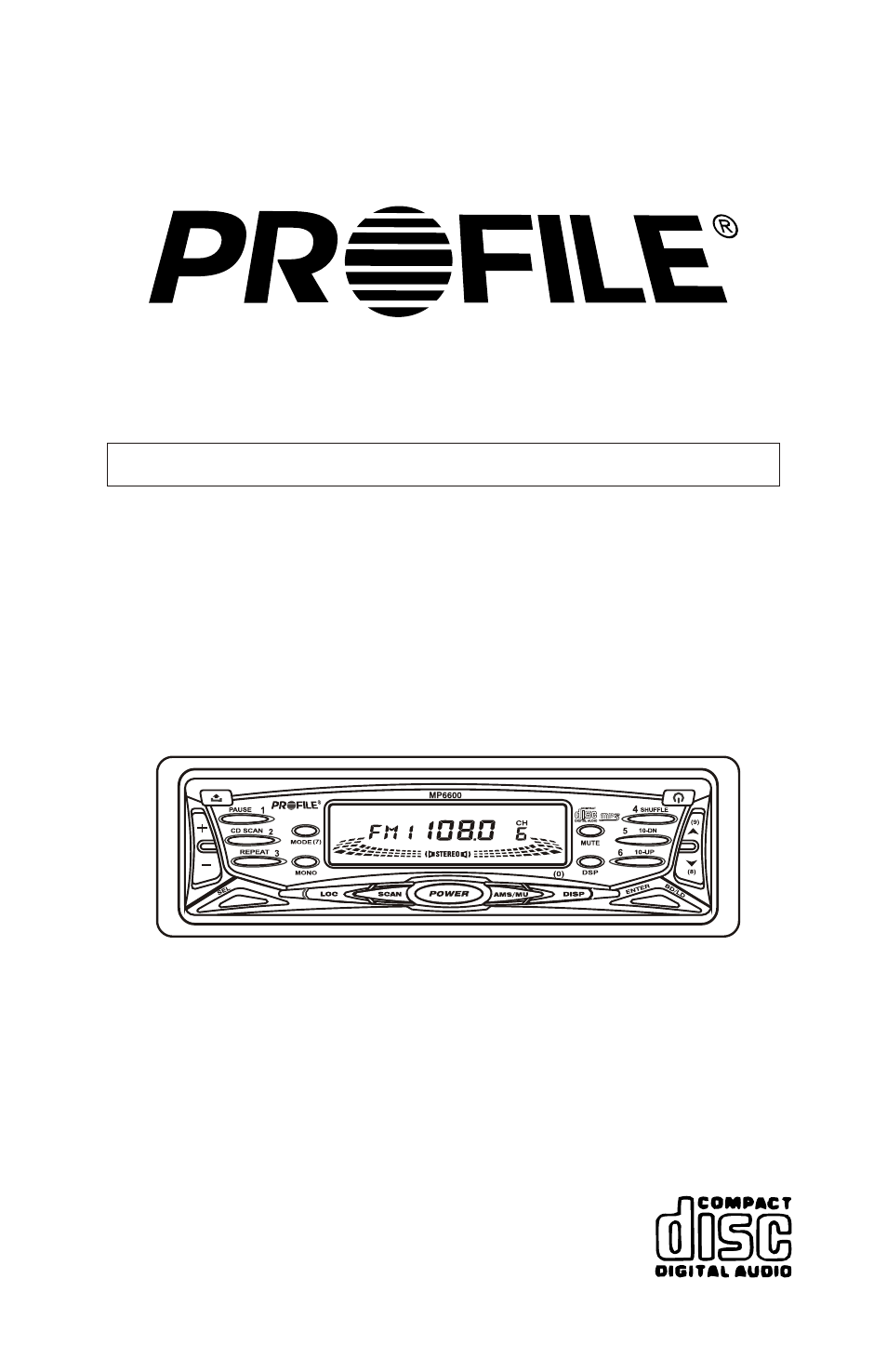 Profile MP6600 User Manual | 24 pages