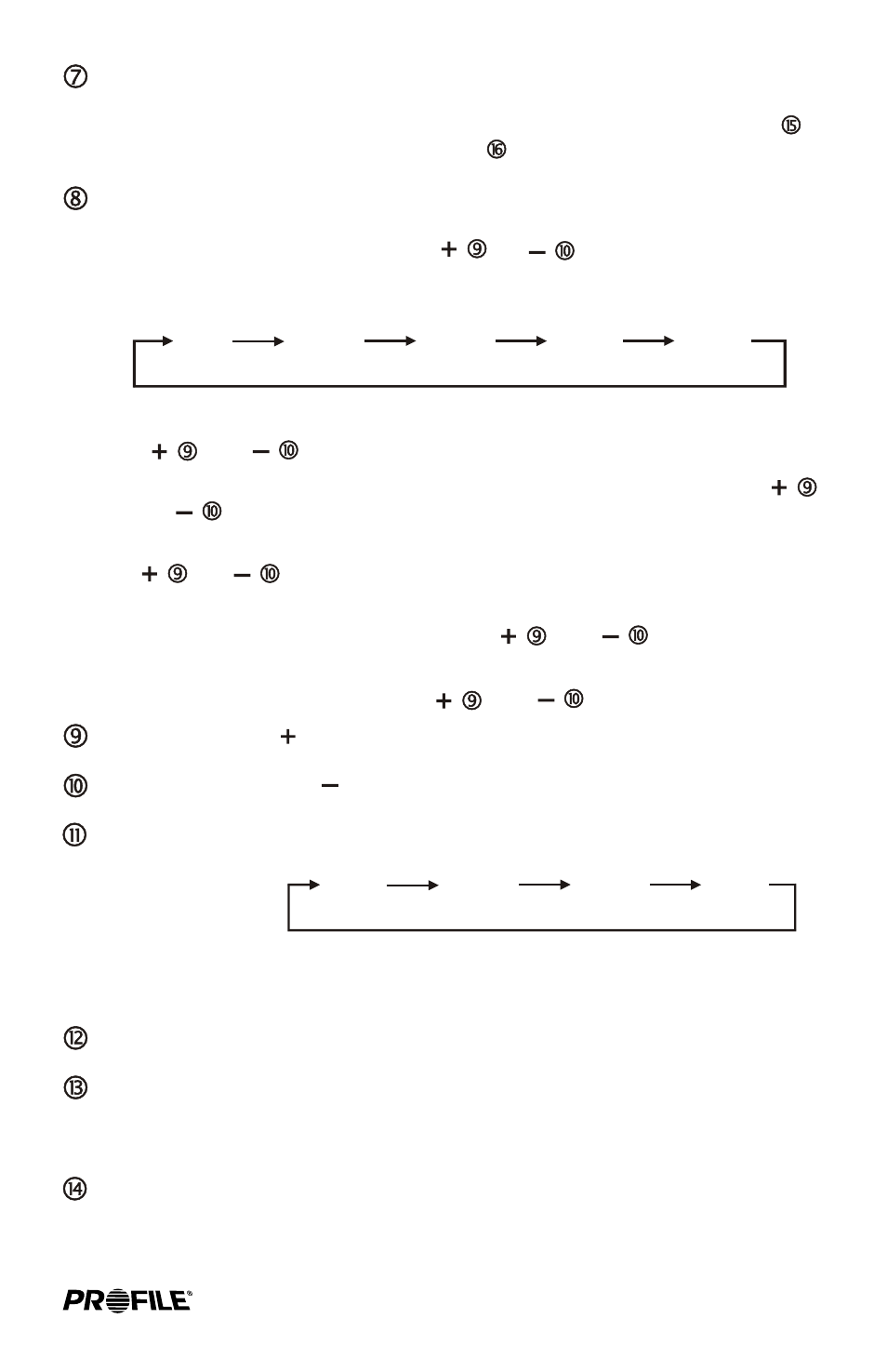 Profile MP6600 User Manual | Page 14 / 24