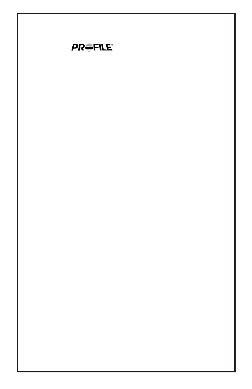 Profile MP6600 User Manual | Page 22 / 24