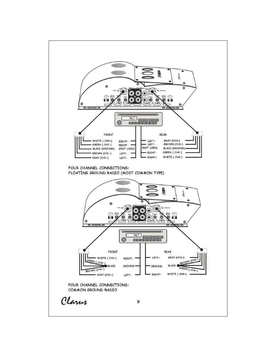 Вк 10 | Profile Clarus CL440 User Manual | Page 10 / 20