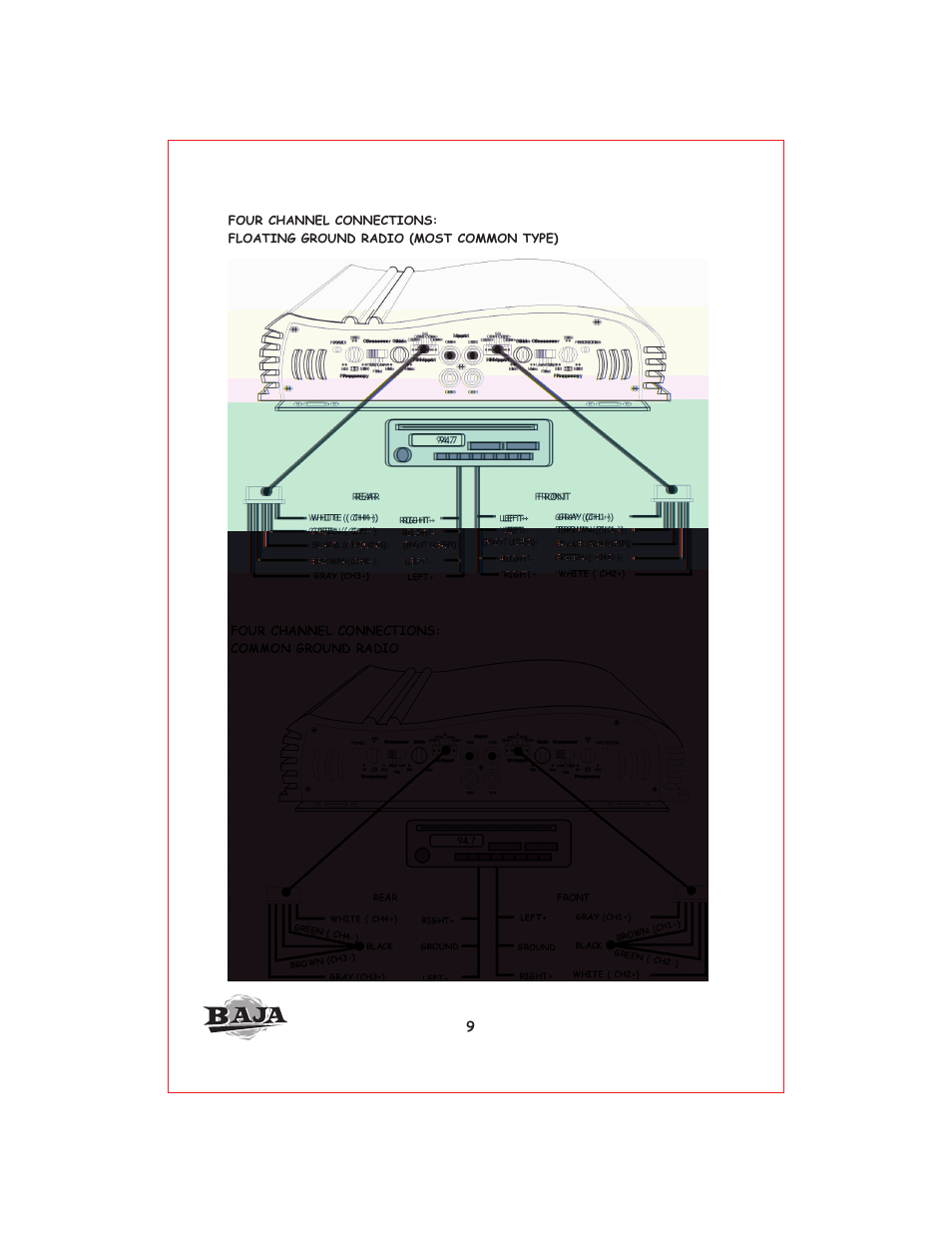 Вк 10 | Profile Baja BA400 User Manual | Page 10 / 19