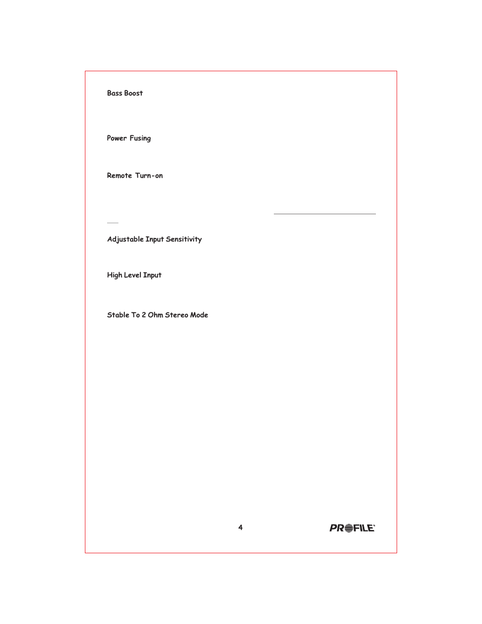 Вк 5 | Profile Baja BA400 User Manual | Page 5 / 19