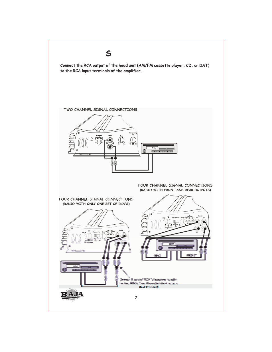 Вк 8 | Profile Baja BA400 User Manual | Page 8 / 19