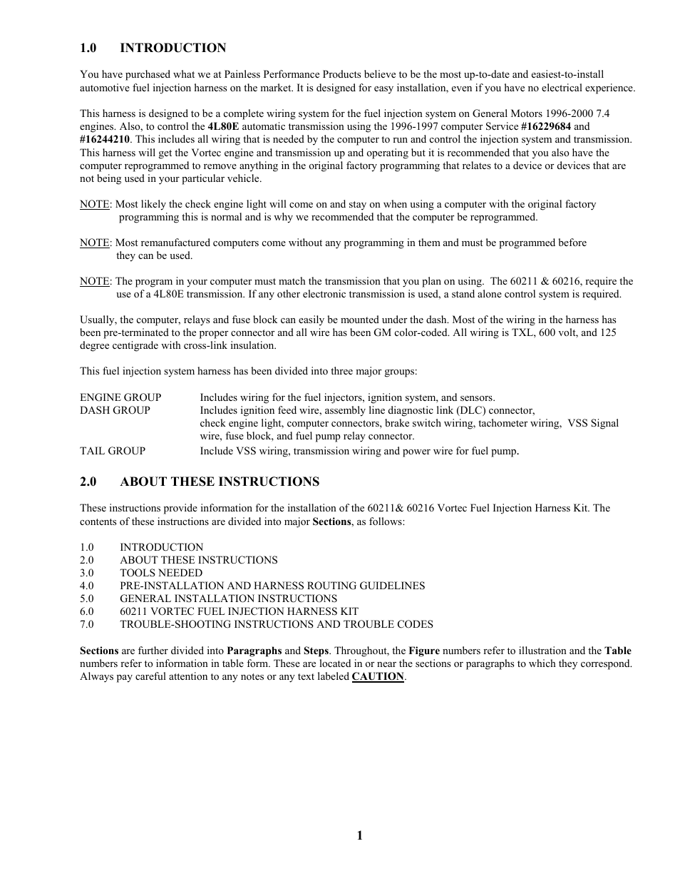 Painless Performance VORTEC 60211 User Manual | Page 3 / 16