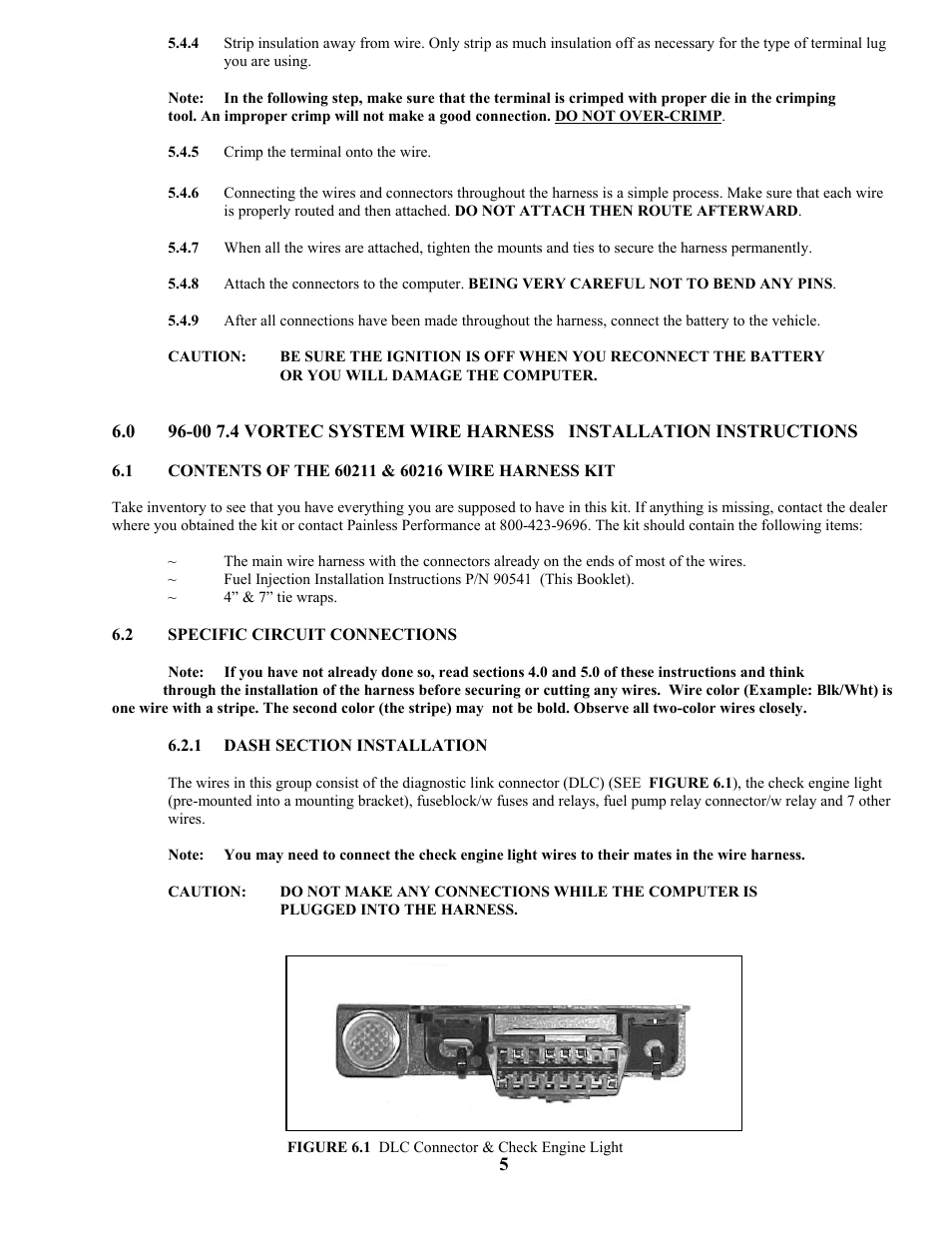Painless Performance VORTEC 60211 User Manual | Page 7 / 16