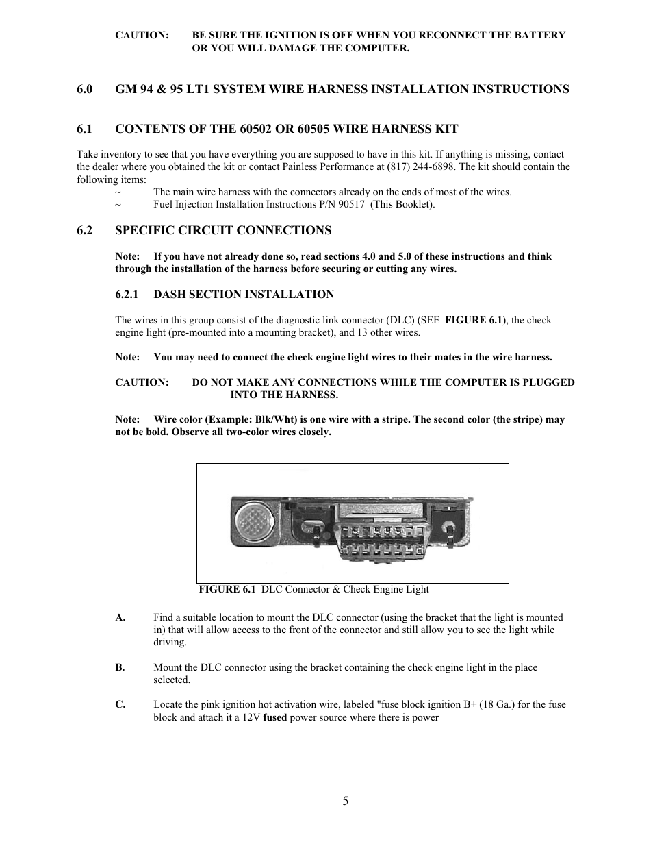 Painless Performance 60505 User Manual | Page 9 / 21