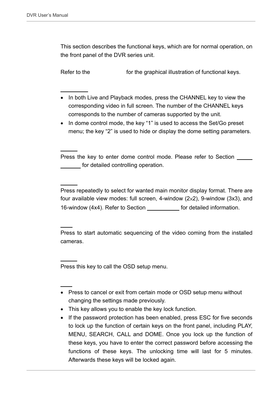 2 function keys | Proficient Audio Systems 00P3DG090DSEB3 User Manual | Page 13 / 64