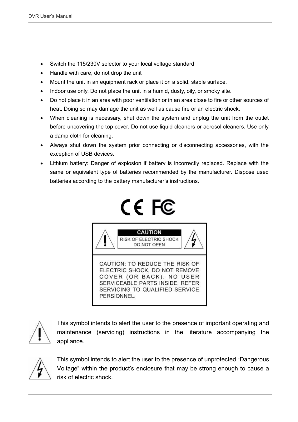 Caution and preventive tips | Proficient Audio Systems 00P3DG090DSEB3 User Manual | Page 3 / 64