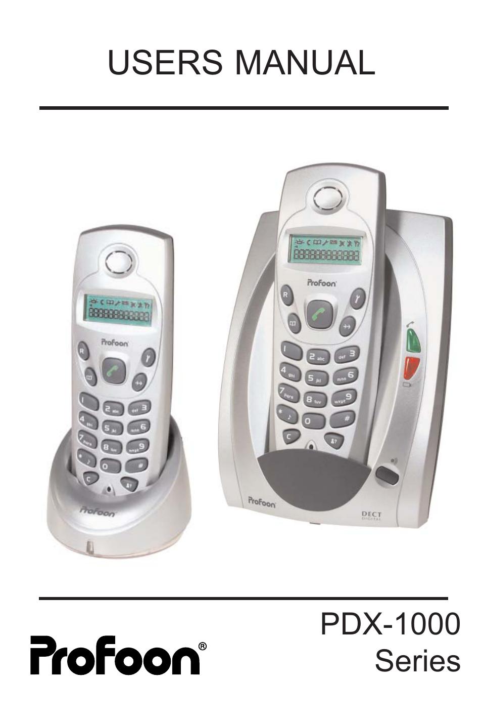Profoon Telecommunicatie PDX-1000 User Manual | 16 pages