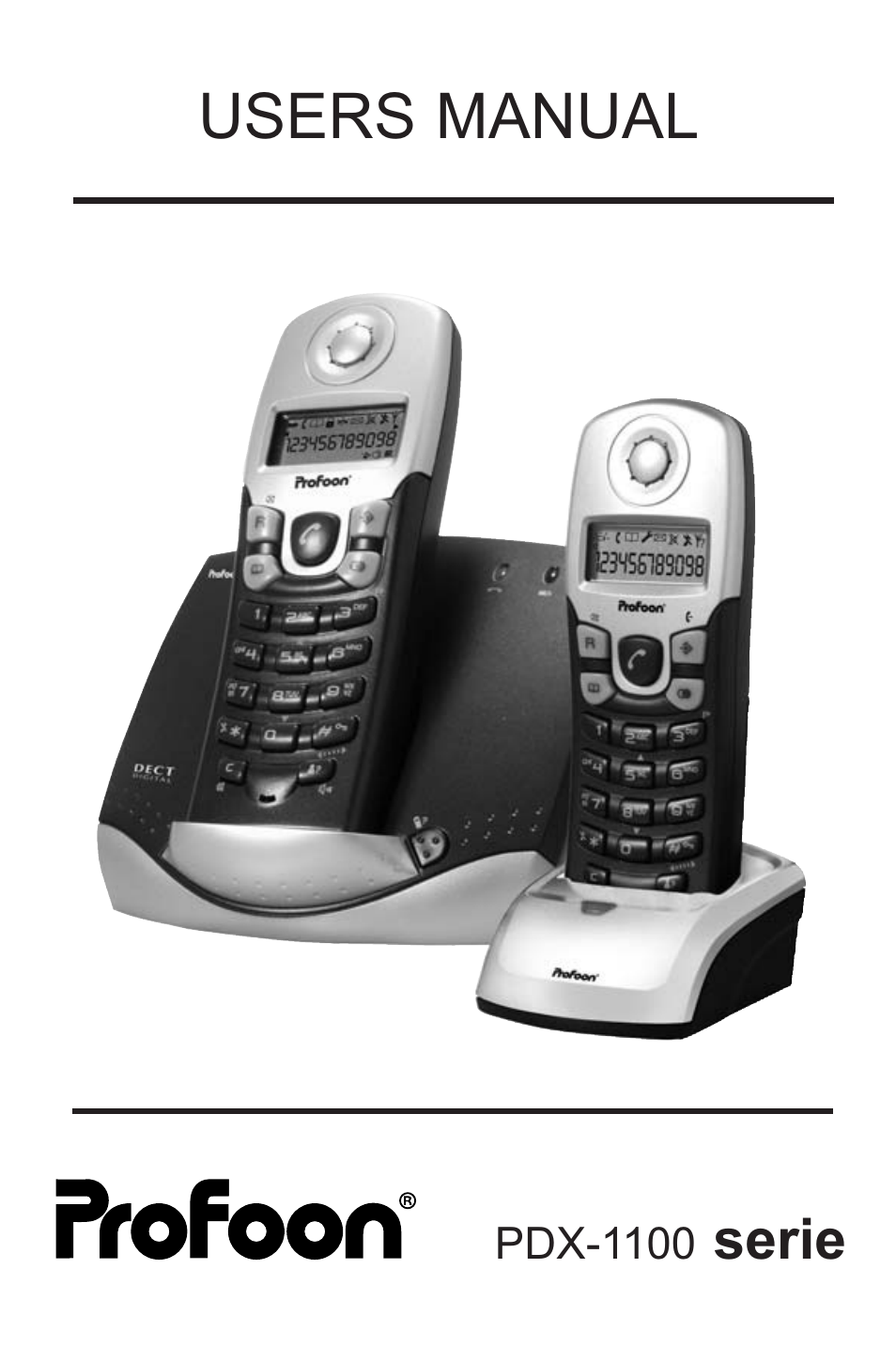 Profoon Telecommunicatie Telephone PDX-1100 series User Manual | 16 pages