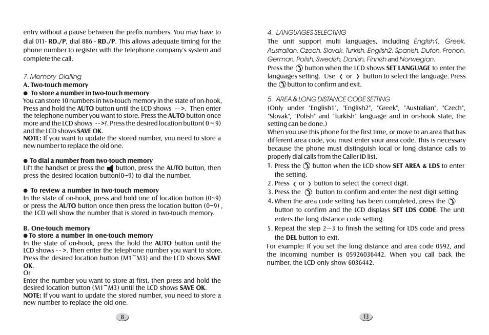Profoon Telecommunicatie TX-255 User Manual | Page 10 / 12