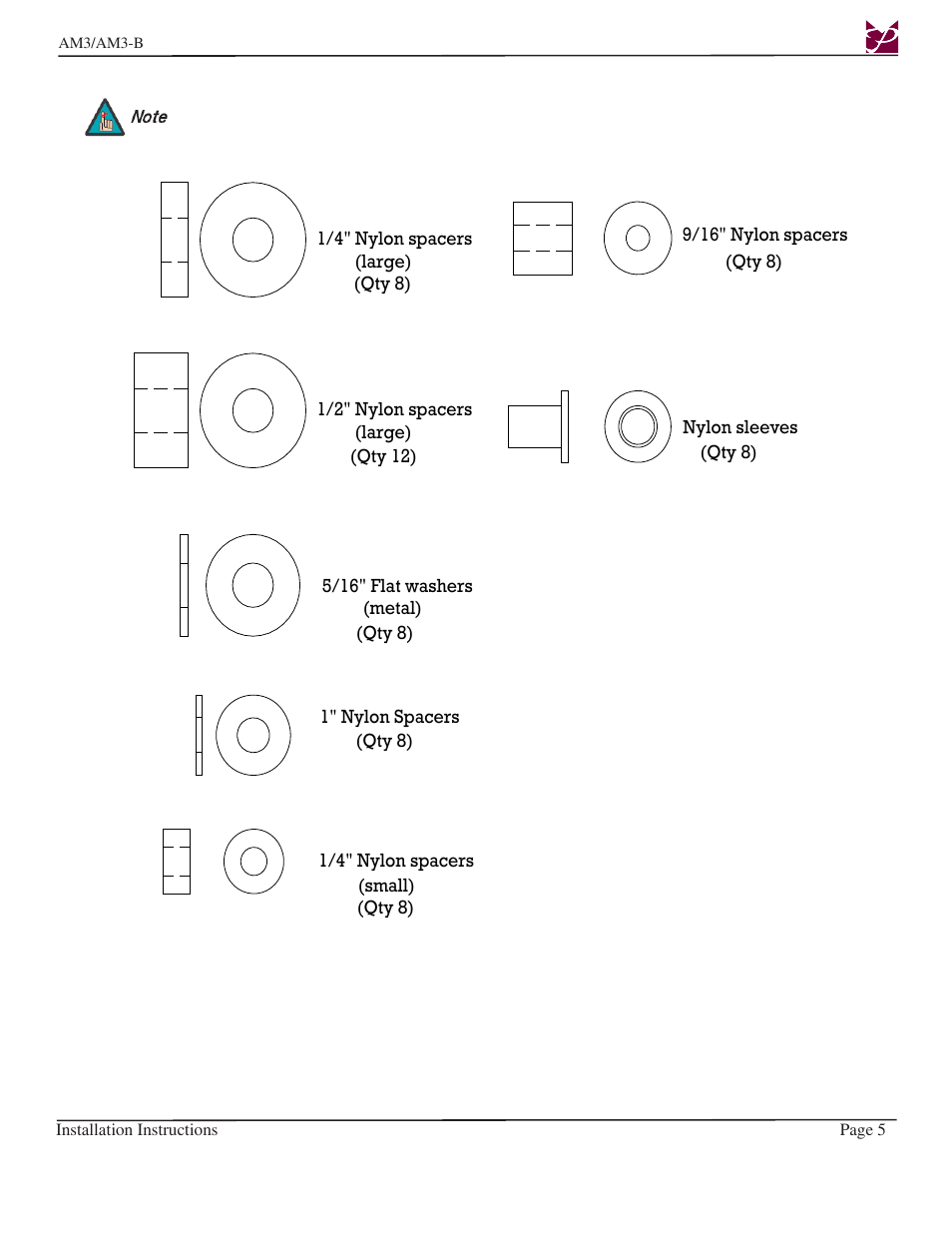 Premier Mounts AM3-B User Manual | Page 5 / 15