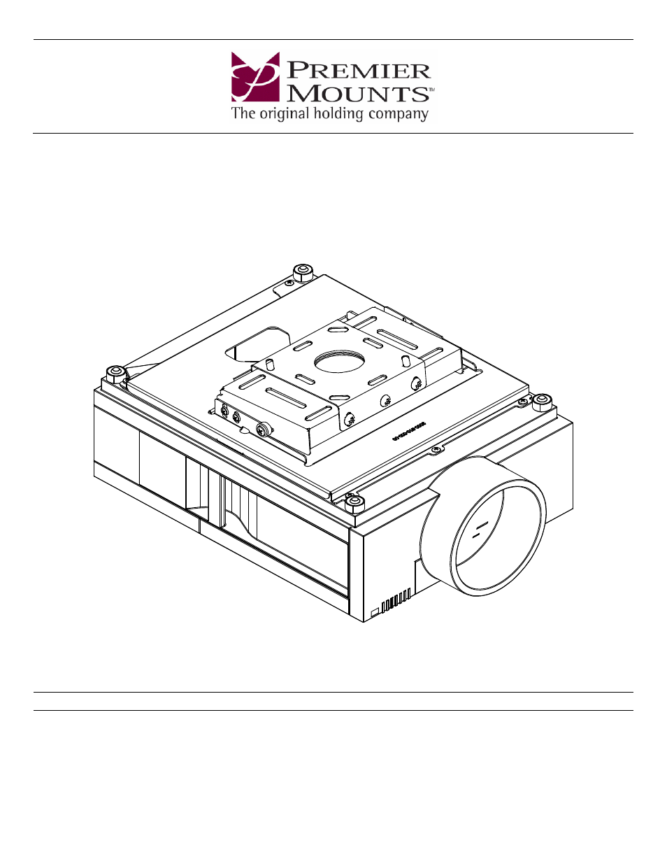 Premier Mounts PBM-070L User Manual | 9 pages