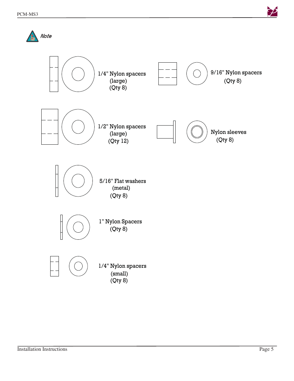 Premier Mounts PCM-MS3 User Manual | Page 5 / 14