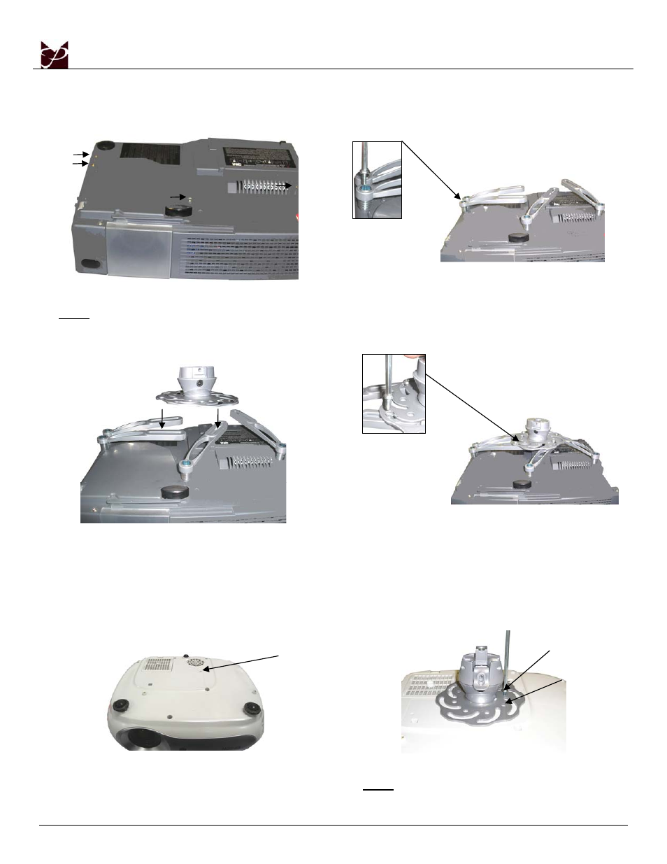 Attaching the mount, Single mounting point installation | Premier Mounts POLARIS MAG User Manual | Page 5 / 8