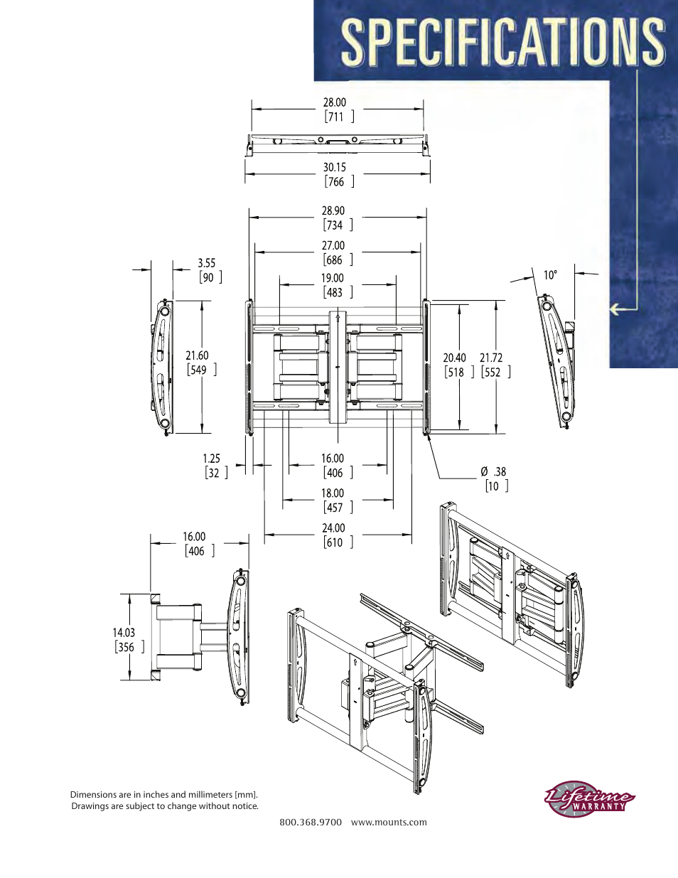 Premier Mounts AM250 User Manual | Page 2 / 2