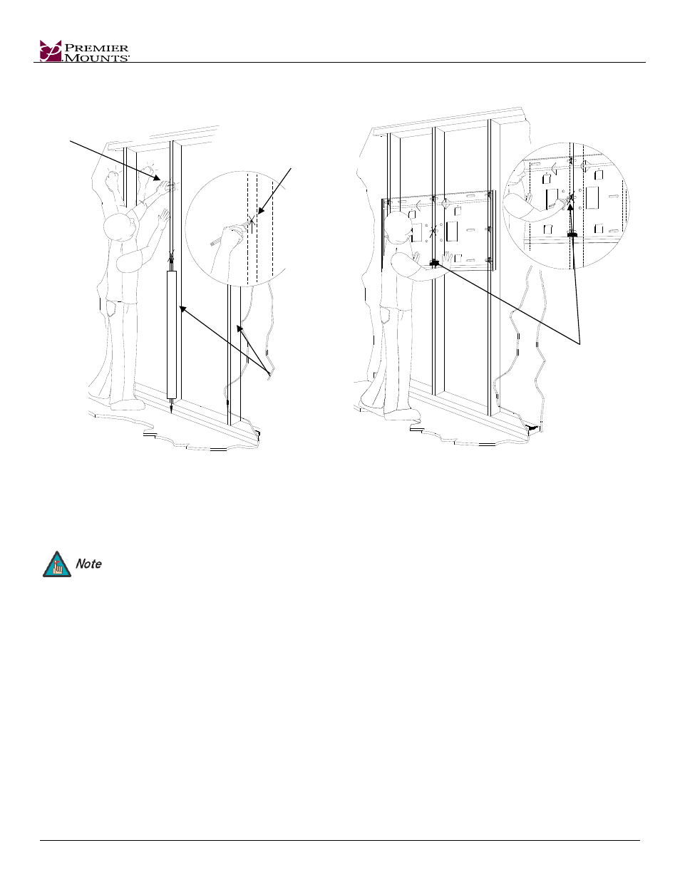 Ctm-ms3 installation, Page - 10 - installation manual | Premier Mounts Clevis Mount CTM-MS3 User Manual | Page 10 / 16