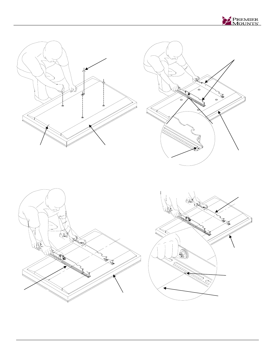 Premier Mounts Clevis Mount CTM-MS3 User Manual | Page 8 / 16