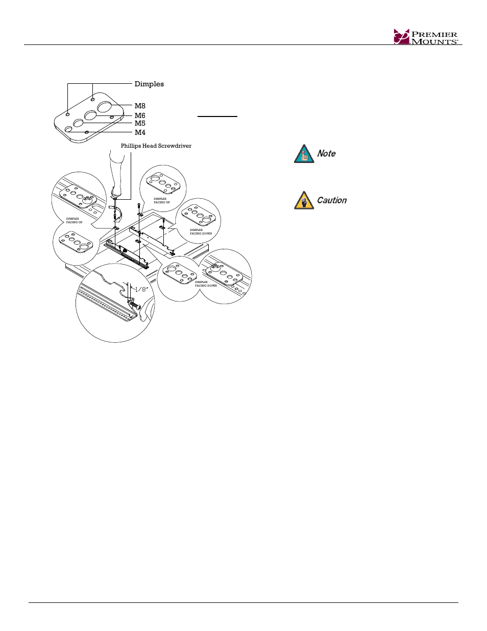 Premier Mounts Clevis Mount CTM-MS3 User Manual | Page 9 / 16