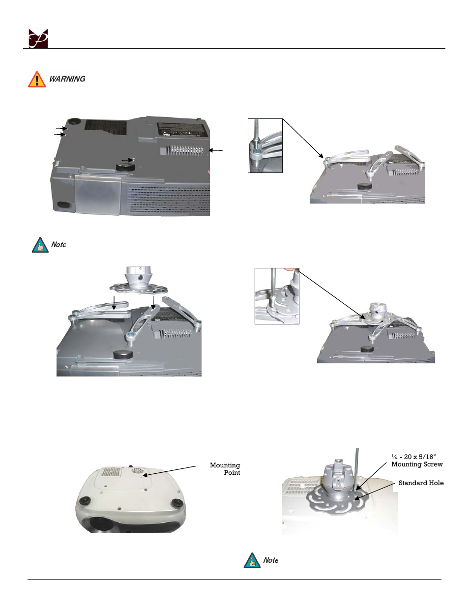 Premier Mounts Polaris Universal Projector Mount MAG-EXT User Manual | Page 5 / 8