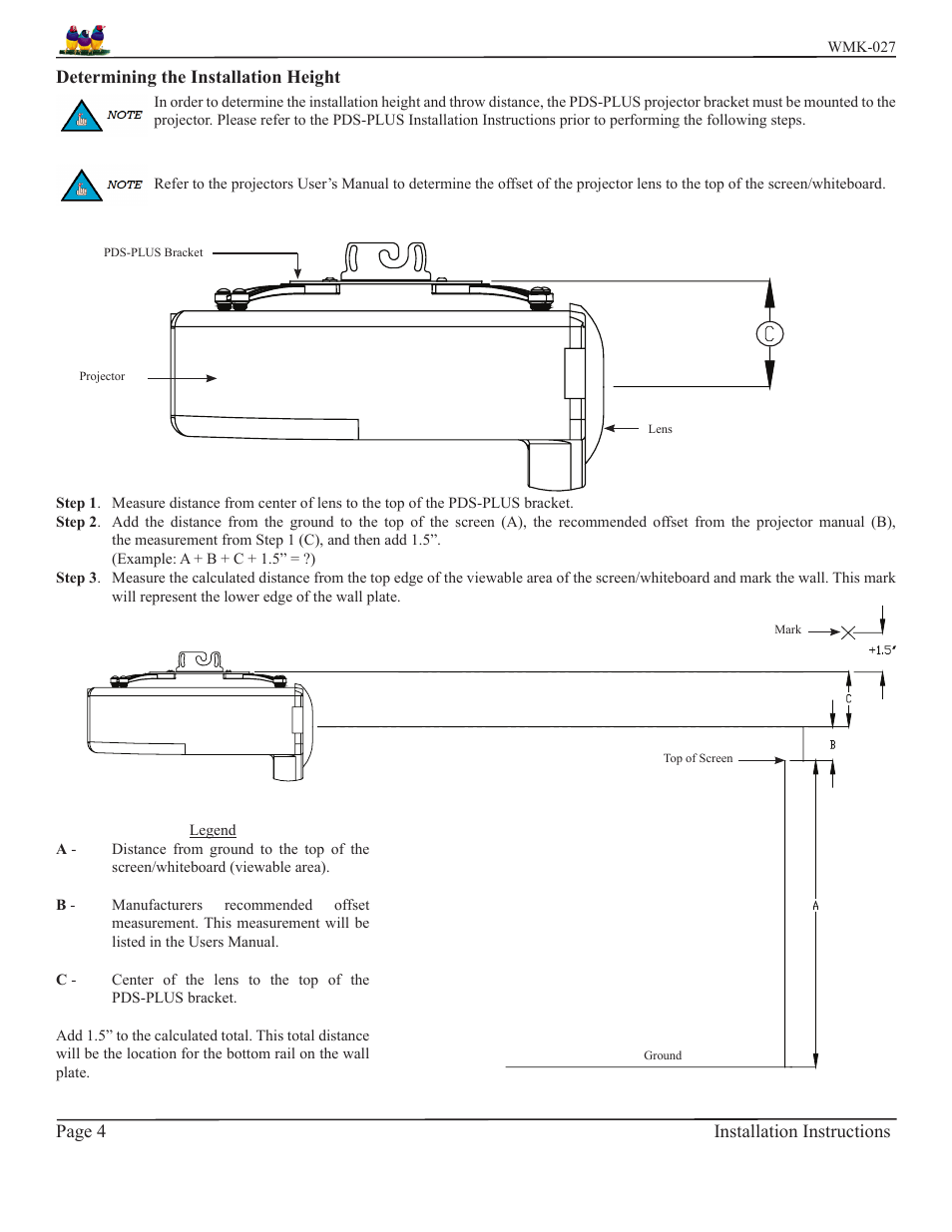 Premier Mounts WMK-027 User Manual | Page 4 / 13