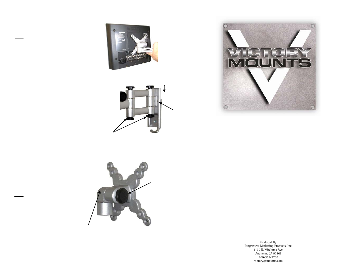 Premier Mounts Victory XUA-1330L User Manual | Page 2 / 2