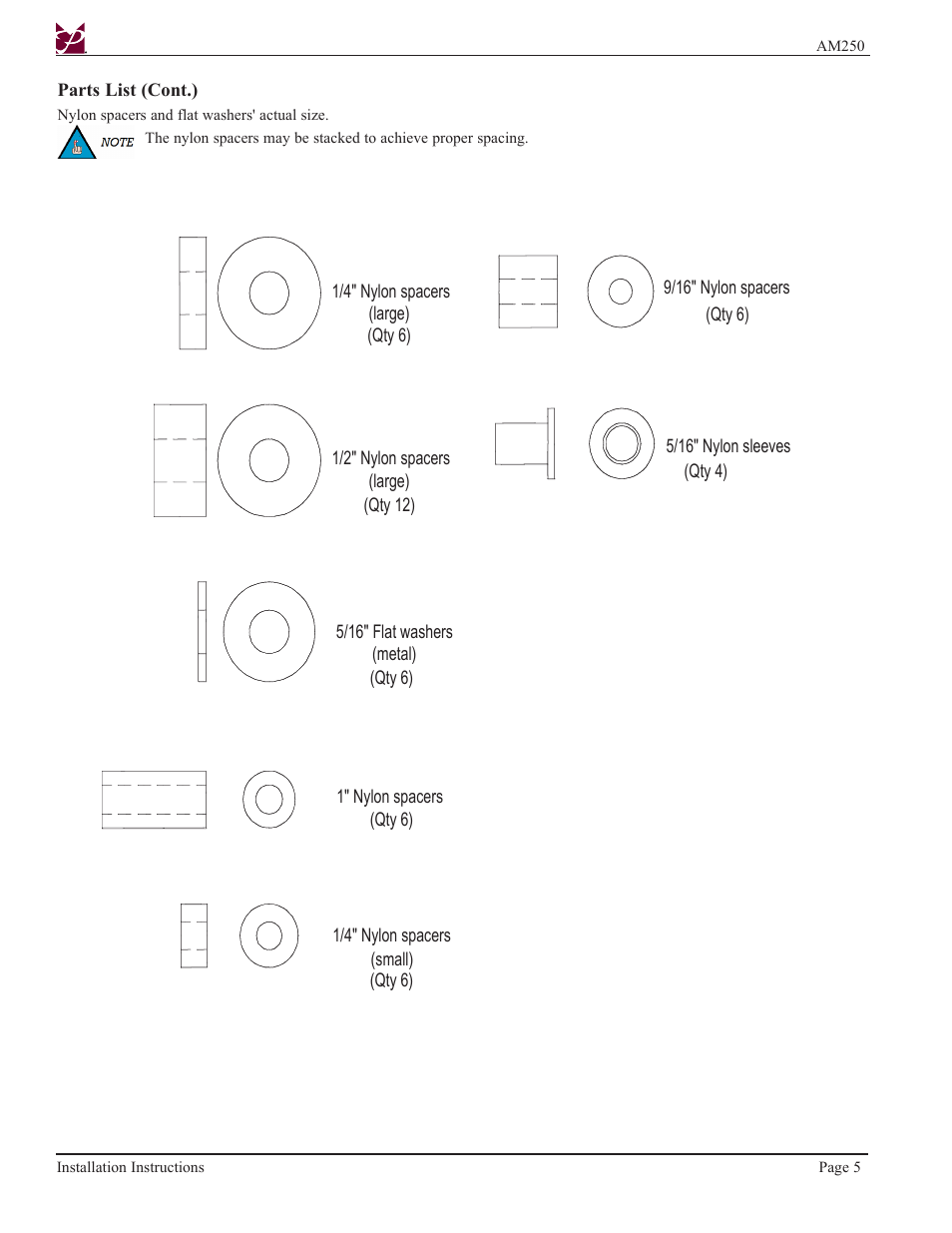 Premier Mounts AM250-FLIP User Manual | Page 5 / 12