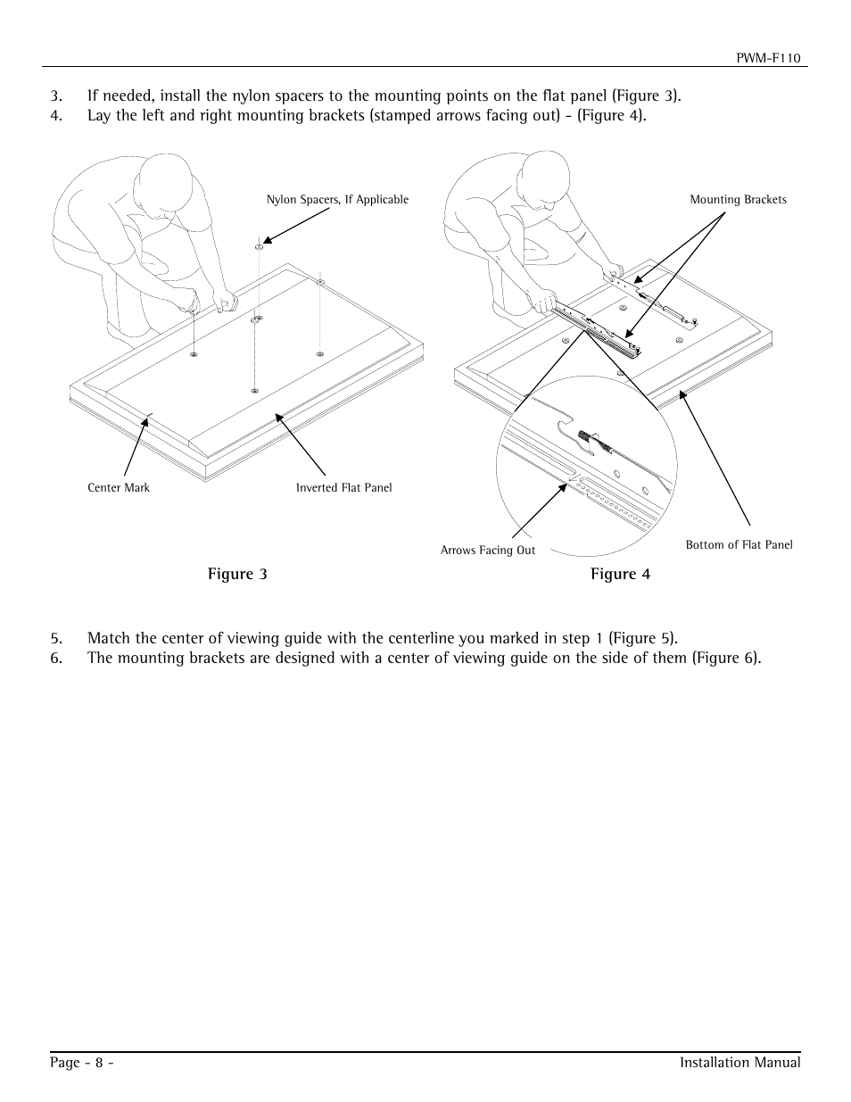 Premier Mounts PWM-F110 User Manual | Page 8 / 18