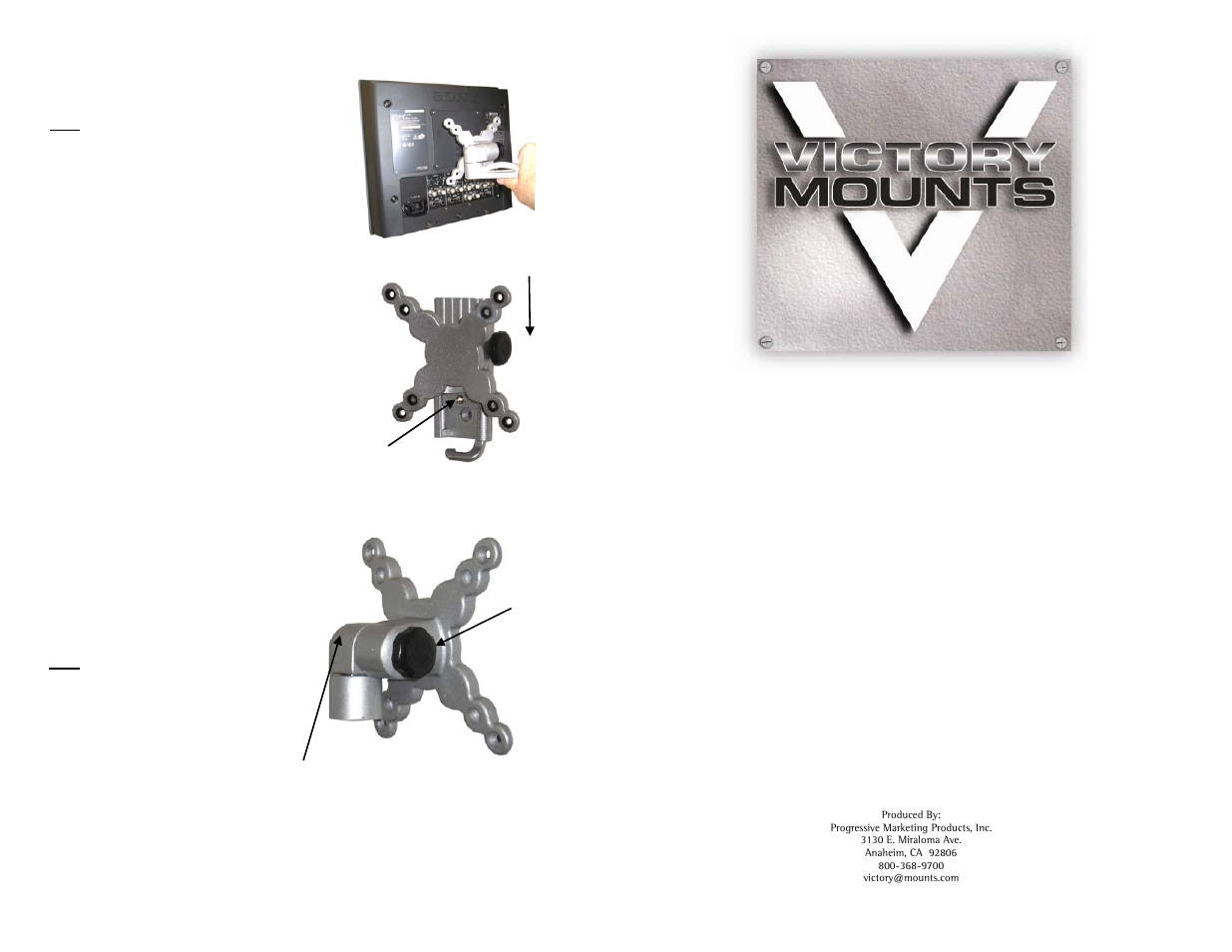 Premier Mounts Victory Series XUT-1330L User Manual | Page 2 / 2