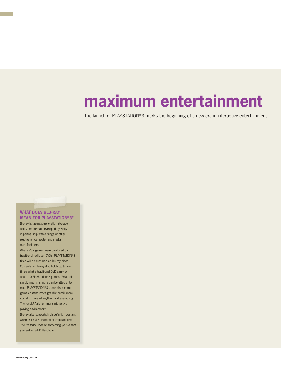 Loading, Maximum entertainment | Premier Mounts bravia X series User Manual | Page 14 / 21