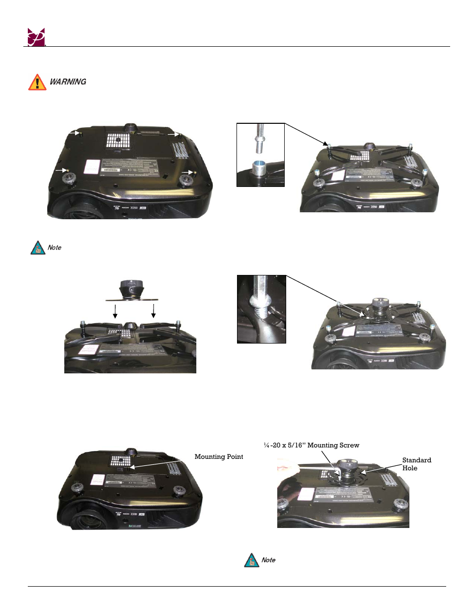 Premier Mounts Polaris Universal Projector Mount MAG-PRO User Manual | Page 5 / 8