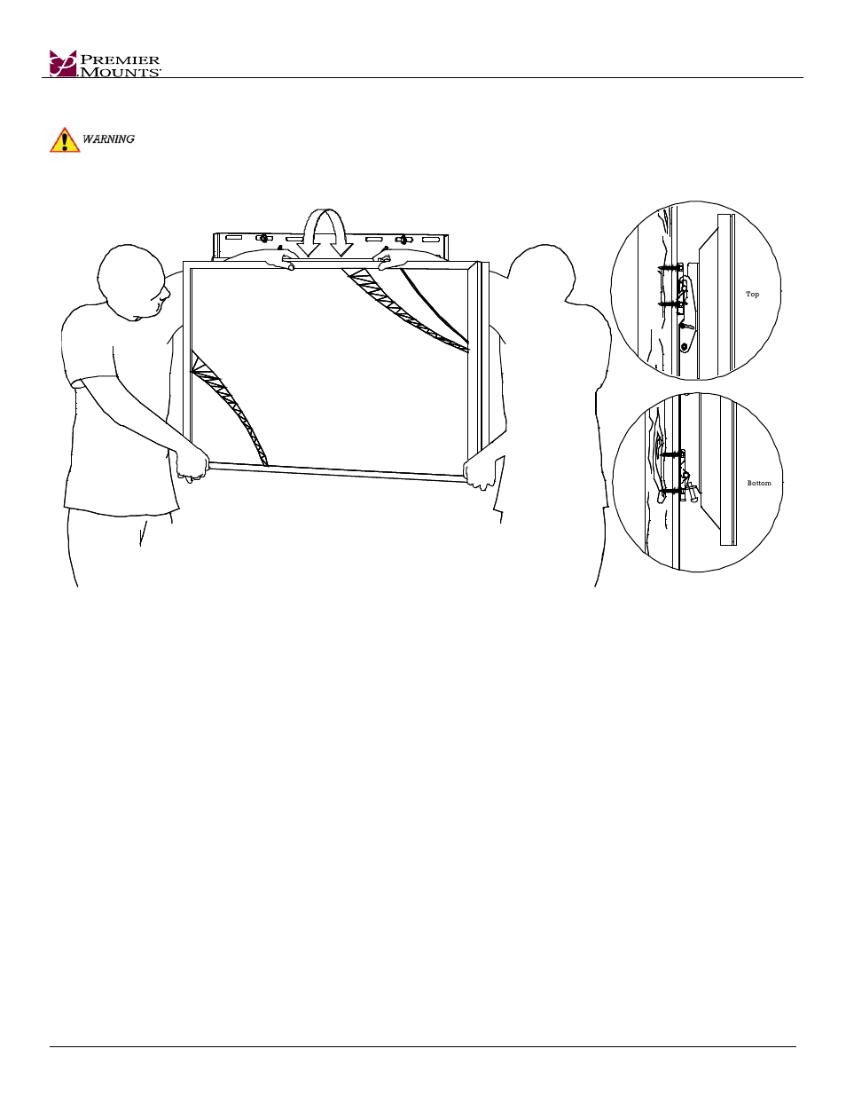 Premier Mounts Clevis Mount CTM-MS1 User Manual | Page 12 / 16