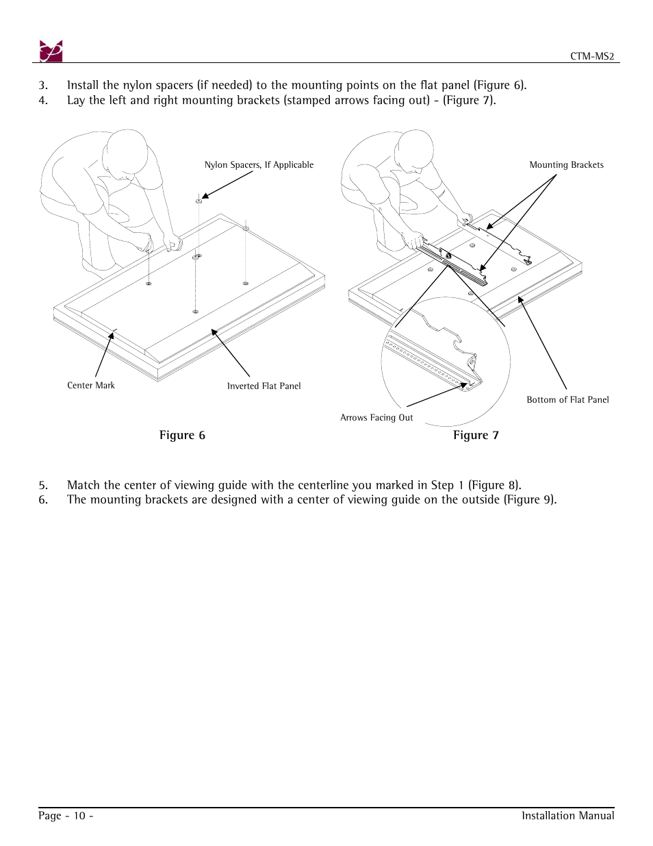 Premier Mounts CTM-MS2 User Manual | Page 10 / 22