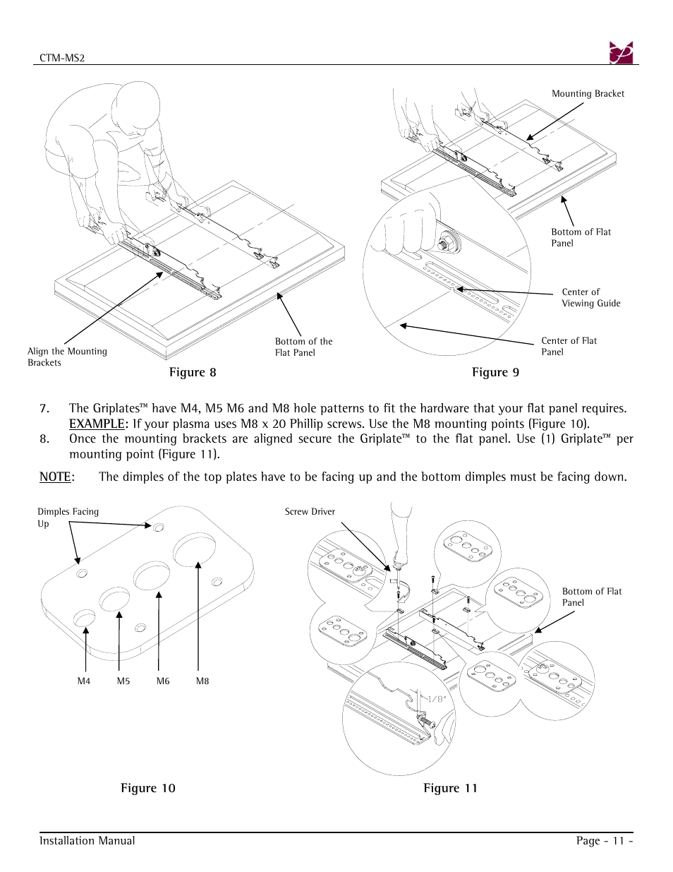 Premier Mounts CTM-MS2 User Manual | Page 11 / 22