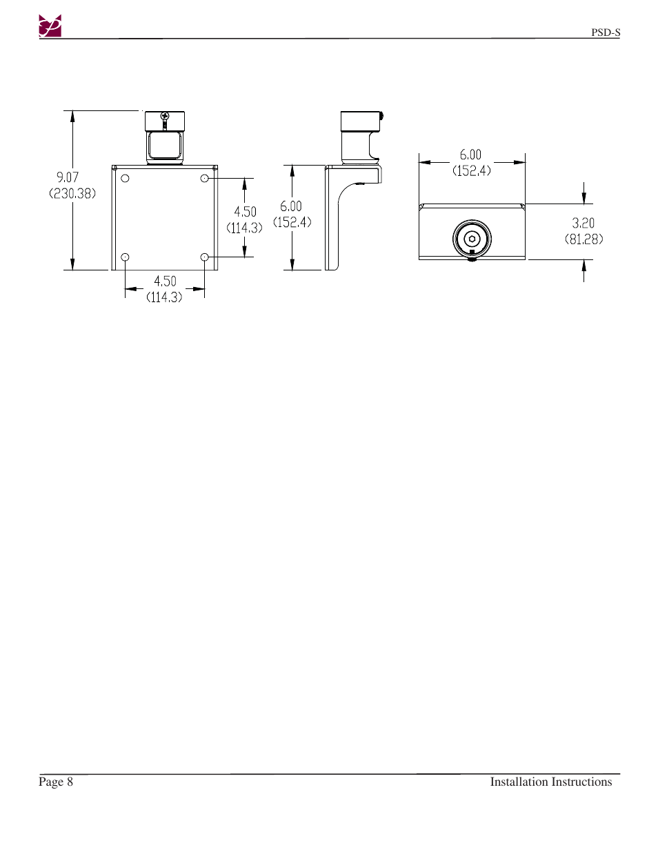 Premier Mounts PSD-S User Manual | Page 8 / 9