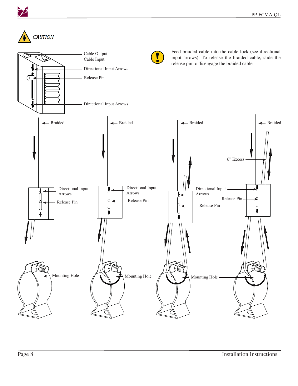 Premier Mounts PP-FCMA-QL User Manual | Page 8 / 12