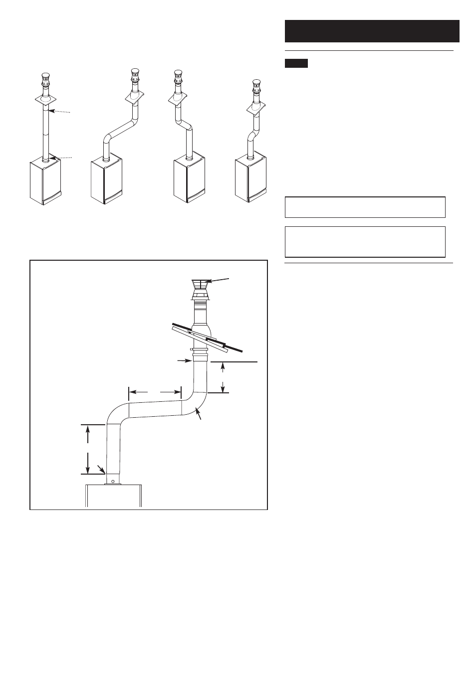 0 flue options | Baxi Potterton Heatmax Combi HE Condensing Combination Boiler User Manual | Page 22 / 60
