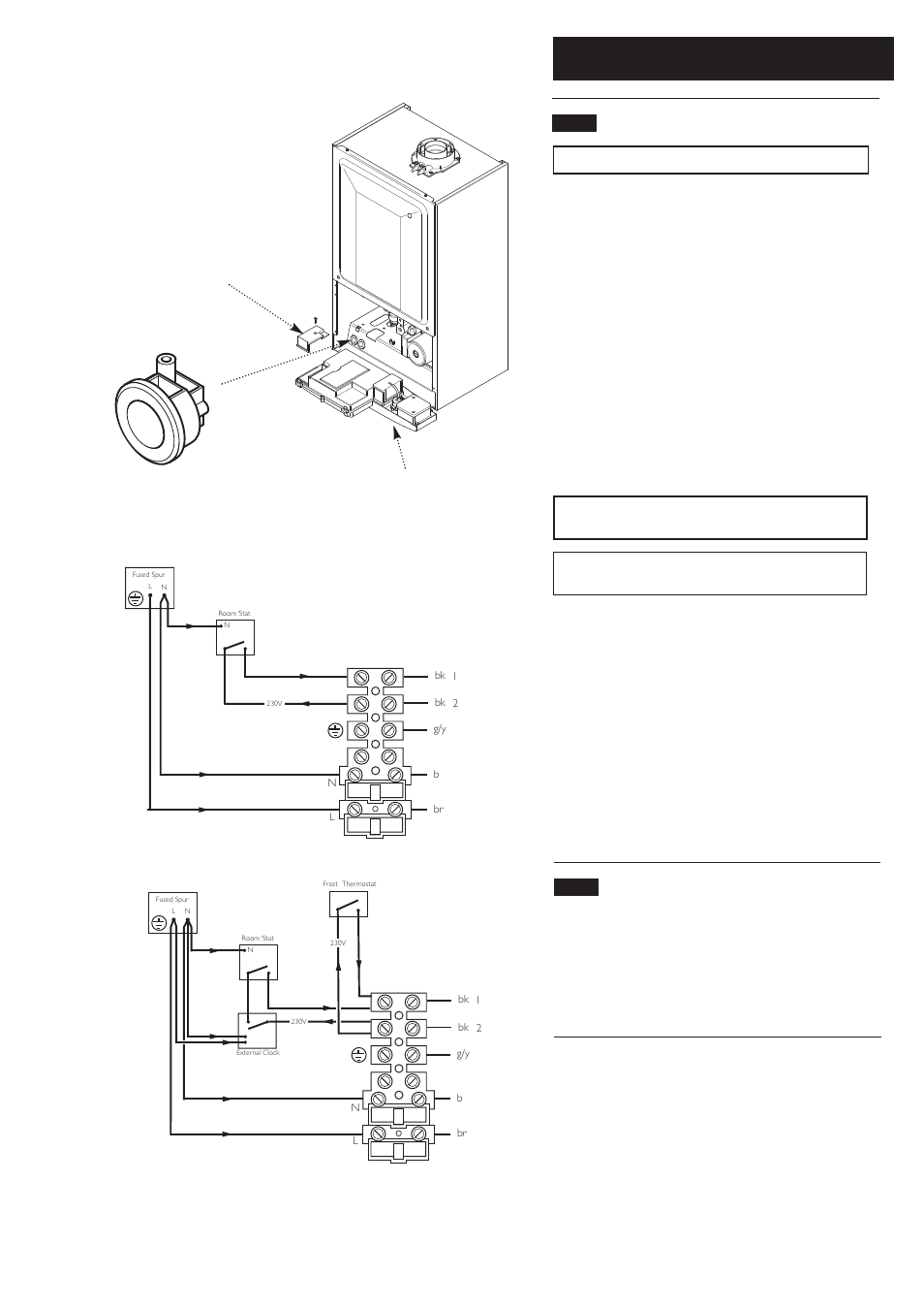 0 installation | Baxi Potterton Heatmax Combi HE Condensing Combination Boiler User Manual | Page 33 / 60