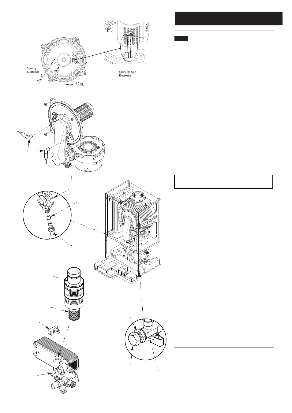 0 servicing | Baxi Potterton Heatmax Combi HE Condensing Combination Boiler User Manual | Page 38 / 60