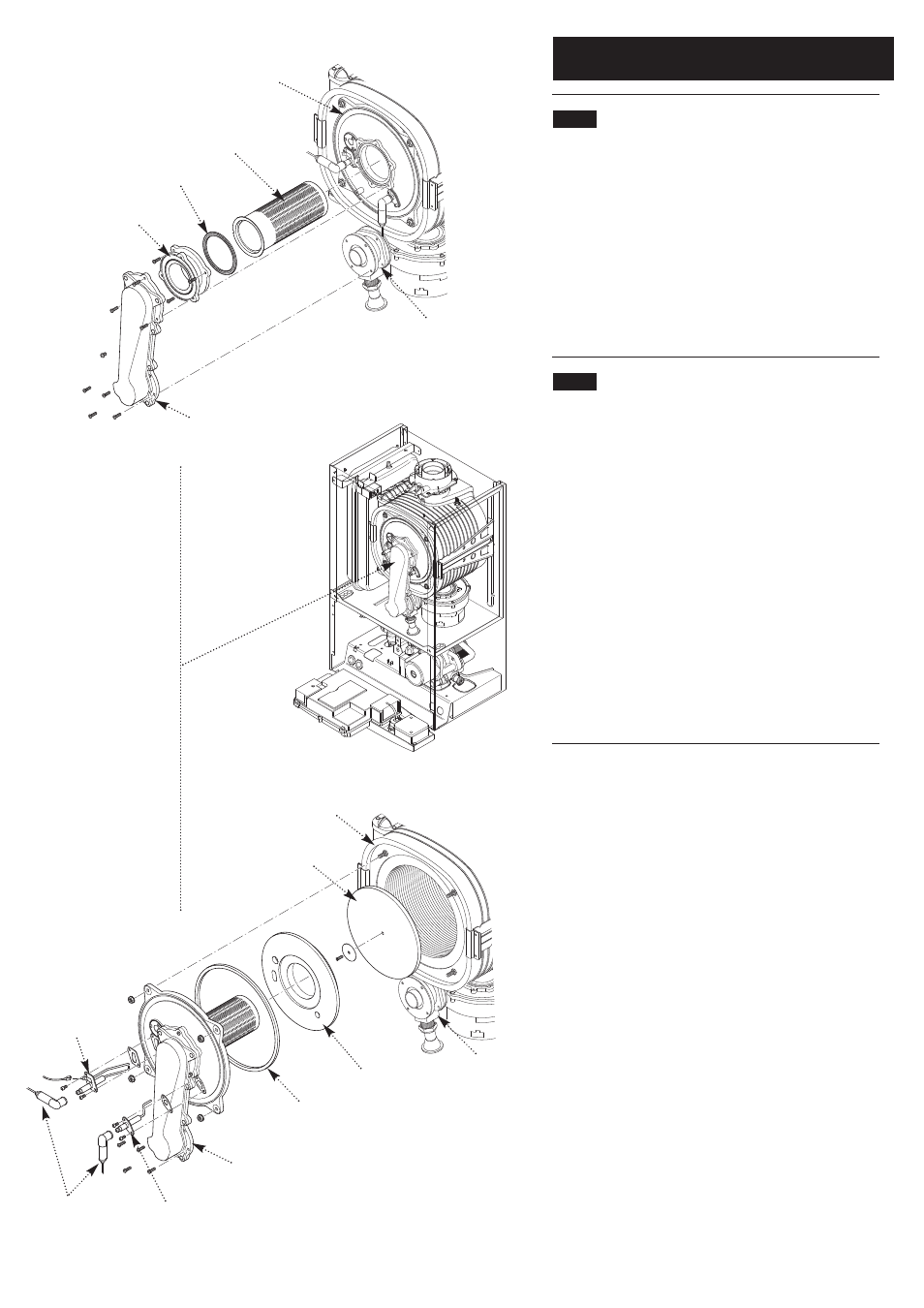 0 changing components | Baxi Potterton Heatmax Combi HE Condensing Combination Boiler User Manual | Page 41 / 60